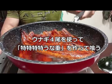 ウナギ４尾を使って「特特特特うな重」作って喰うのだ！【ジェットカット版】