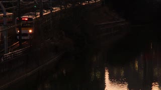 鉄道動画断片240秒・JR総武線市ヶ谷駅・2022年冬
