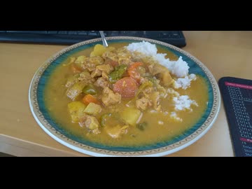 美味しそうなバターチキンカレー完成