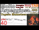 【超ゆっくり】Yngwie Malmsteen Molto Arpeggiosa(Arpeggios from Hell) BPM40【Guitar Picking Vol.69】