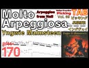 ギターピッキング基礎練習 Molto Arpeggiosa(Arpeggios from Hell) / Yngwie Malmsteen BPM170【Guitar Picking Vol.69】