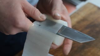 【料理人ガチ勢】大根の桂むきで「究極のけん」作ってみた！これで刺身が激ウマに！