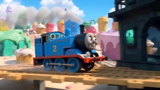 【AI動画】AIが考えたマリオカートワールドのコースを走るきかんしゃトーマス