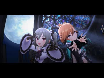 神崎蘭子 二宮飛鳥 カードフォリオ MR ダークイルミネイト デレマス 双翼の独奏歌 神崎蘭子・二宮飛鳥［ダークイルミネイト］【デレステ MV