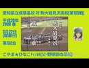 平成20(2008)春･愛知県立成章高校(田原市)vs駒大岩見沢･第80回選抜1回戦