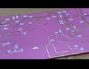 Circuit board art bookmark I bought at a souvenir shop inside the TMAM 東京都美術館内の土産屋で買った基板アート栞Jun.2025