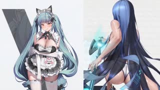 [NIKKE] [ぷりぷり注意] レイヴンちゃんとイヴちゃんとドキドキ・キュンキュンする動画