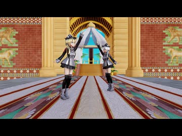 【Ray-mmd】プリンツーがジグラット 王の間でテレパシ