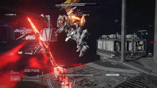[AC6](アシストOFF,近接) エアさんと殴り合い宇宙してみた。Take2