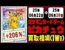 ポケカ【ピカチュウ】買取相場《96枚/週》｜06月22日～06月29日 ＜20円以上騰落＞ #ポケモンカードゲーム