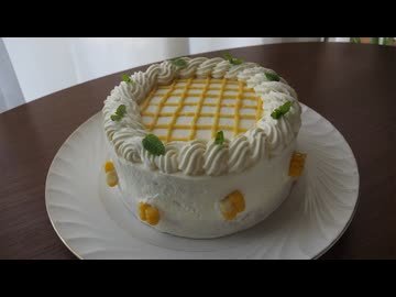 とうもろこしのショートケーキつくってみた