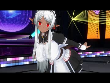 【COM3D2】銀髪ポニテチョコレートエルフメイドさんで｢rhythmix to you｣