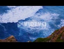 A Swirl Of Blue Waves In The Pacific Ocean