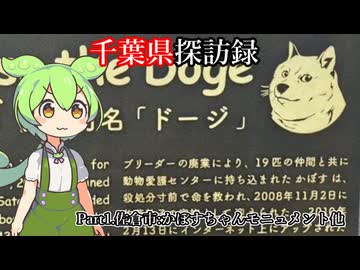 【ずんだもん実況】世界一有名な柴犬「Doge」の銅像があるらしいので行ってみた【佐倉ふるさと広場、佐倉城址公園、ひよどり坂】