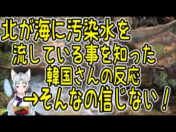 【韓国の反応】そんなの信じない！北が汚染水を海に流している事実を知った結果【きょうの気になる詩。】