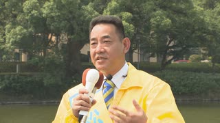 【ノーカット】諸派・新人の松尾芳治氏（47）が最初の演説で訴えたこと　2025参議院選挙　佐賀選挙区