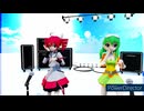 MMD、テト、GUMI、計2人、で、キミシダイ列車