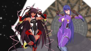 対魔忍MMD 秋山凜子と水城ゆきかぜ　V