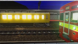 【改造 電車でD RisingStage】阪急8200系(中間車組み込み8両編成) VS 8500系 阪急神戸線バトル