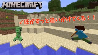 【Minecraft】クリーパーがずっと追いかけてくる?! #深夜テンション /「悲劇的ビフォー・アフター」「吹　っ　切　れ　た」