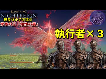 執行者３人で強化グノスターに挑んだら、絶体絶命の命のリレーでギリギリ勝利した激アツ勝負になったｗｗｗ【ELDEN RING NIGHTREIGN】