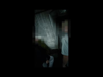 壁面に染み込む「事件現場・事故物件心霊　惨編　10本」