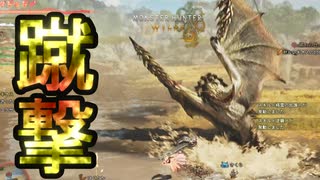 [MHWilds]ライダーキック、パワーアップする　セルレギオス戦！〔STEAM版〕