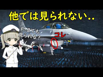 F-16戦闘機の吸気口にある棒はなに？