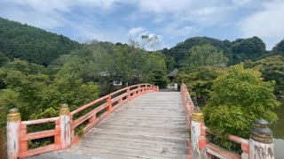 2024　0907　福島県いわき市　国宝　白水阿弥陀堂の浄土庭園の様子