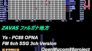 [ZAVAS][PC88][OPNA] ZAVAS ZAVAS ファルガナ地方 (OPNA NO PCM) サバッシュ