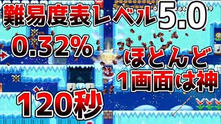 120秒スピラン"-月下に薫り、花咲くは雅、奏手は天より律を-"が鬼畜レベルだったww【難易度表チャレンジ / マリオメーカー2】
