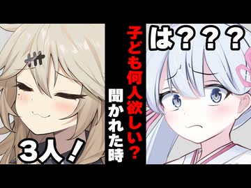 【VOICEROID】子ども何人欲しい？聞かれた時【ボイロ達の反応集】