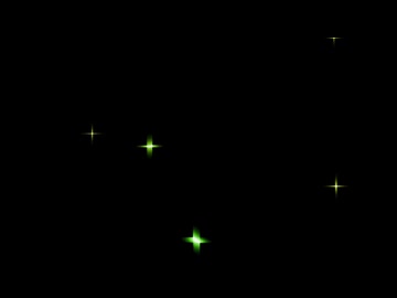 黒背景ホタル作ってみた
