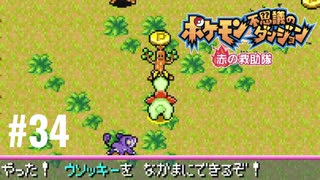 ポケモン不思議ダンジョン　赤の救助隊実況プレイしてみた⭐️＃34【てぃきみ】〜全ポケモン捕まえる旅(025/413)〜
