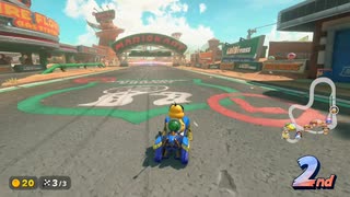 マリオカートワールドへたれプレイ 150cc キノコカップ