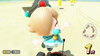 マリオカートワールドへたれプレイ 150cc こうらカップ