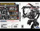 [実況] 「マッドワールド（Wii）」実機で初見プレイ！R指定残酷表現グロ注意!!（スマホ撮影）