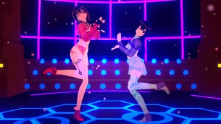 【vrmliveviewer】うちの子達踊らせてみた（HIMEHINA『バブリン』）双子ver