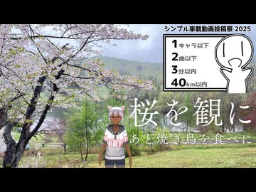 【シンプル車載動画投稿祭2025】美唄の桜もいいゾ〜焼き鳥も食いに行こうぜ〜【個人Vtuber】