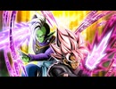 【ドッカンバトル】恐るべき人間0計画 ゴクウブラック(超サイヤ人ロゼ)+ザマス【LR】バトルモーション