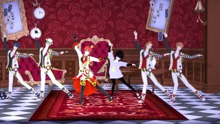 【MMDツイステ】オリキャラとハーツラビュルのAlice in Musicland