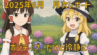 【2025年6月の運用報告】市場は盛り上がっているが？【ゆっくりマネーラボ】