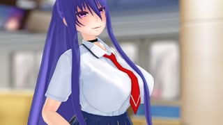 対魔忍MMD 秋山凜子　ラグトレイン