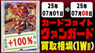 ヴァンガード 買取相場《101枚/週》｜07月01日～07月08日 ＜500円以上騰落＞ #ヴァンガ