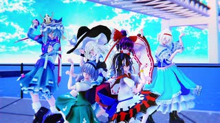 【東方MMD】　　エンヴィキャットウォーク　　　ていらん式おねいさん達
