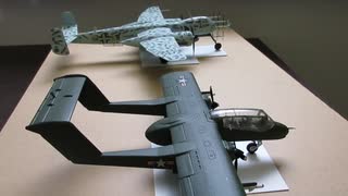 He219 ウーフー　1/72 REVELL & 　OV-10A  BRONCO  1/72 HASEGAWA