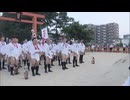 博多祇園山笠　祭りの安全を祈願する「お汐井取り」