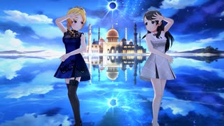 【デレステ】ネネ つかさ バラカストーリア ～月と太陽に祝福を～【自分史上最高ワンピ/ミッドナイトブルーワンピ】