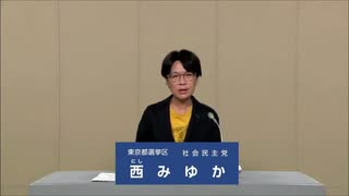 2025年第27回参議院議員選 東京都選挙区 社会民主党 西みゆか 政見放送