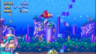 Sonic Galactic(ソニックギャラクティック) Coral Garden Zone Act1 スピードラン(5' 24"33)